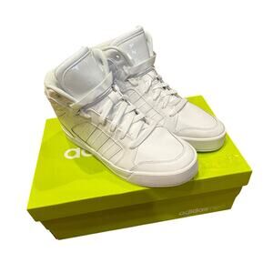 NWT Adidas Neo Raleigh Mid Sneakers White leather NIB 2016 Womens US 9.5 / UK 8